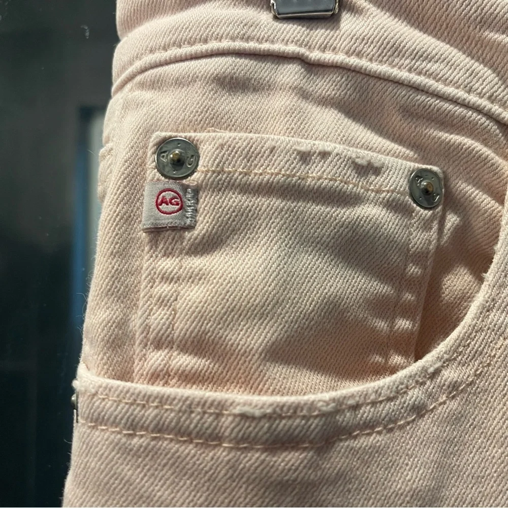 AG Adriana Goldscmeid 90s Relaxed Jeans, Petal Pink, 32”